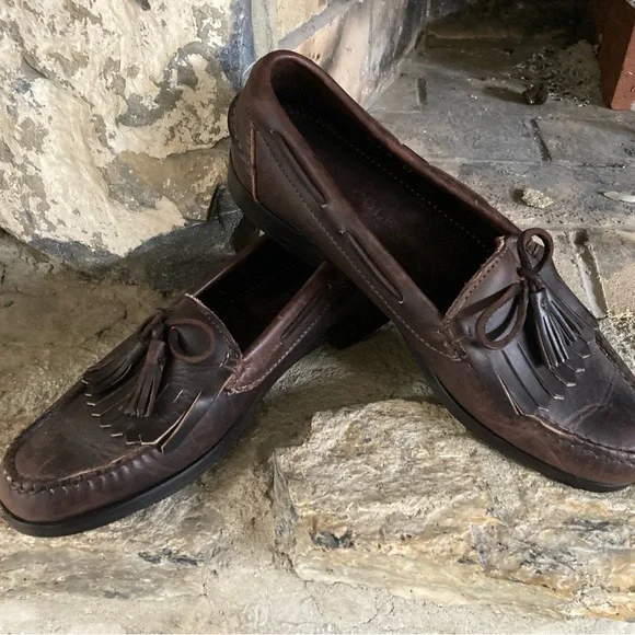 Cole Haan Leather Tassel Loafers - Picture 2 of 5